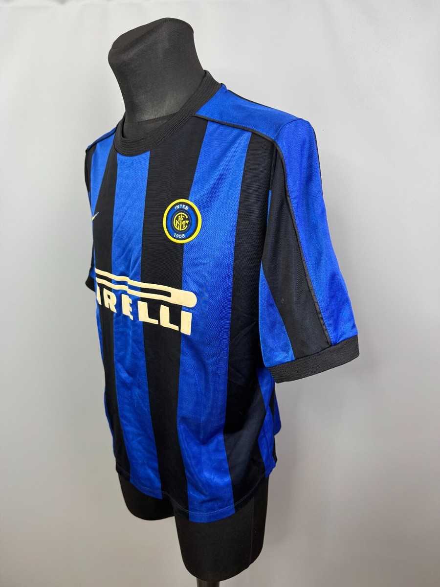 2000年モデル　NIKE インターミラノ　サード（レプリカ）　サイズ: XL Inter Milano Nike Jersey 1998 1999 Yellow Vintage Retro