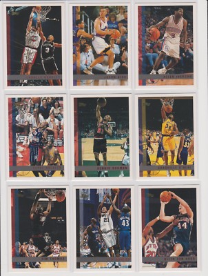 1997-98 Topps Basketball NM you pick base stars Chrome inserts RC Rookie, HOF