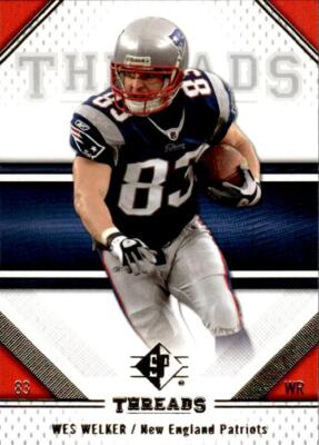 2009 SP Threads #98 Wes Welker PATRIOTS