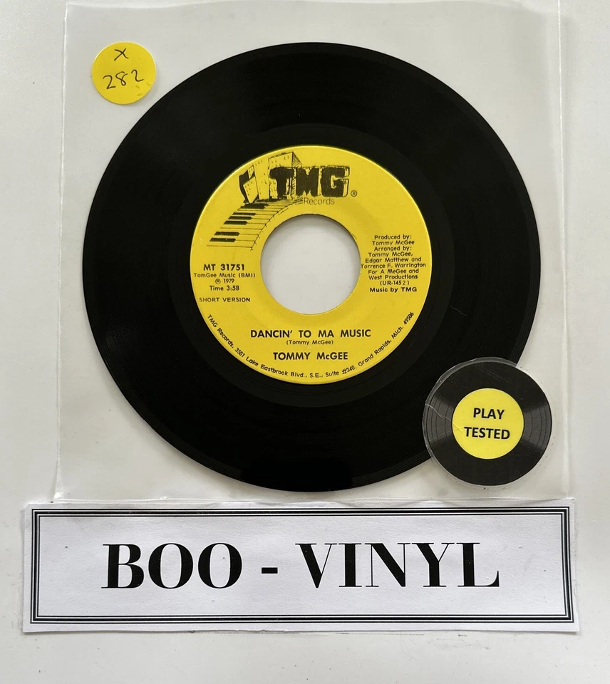 Tommy McGee - Dancin' To Ma Music 7” Disco Funk Soul Vinyl Record VG+ - Bild 2 von 4