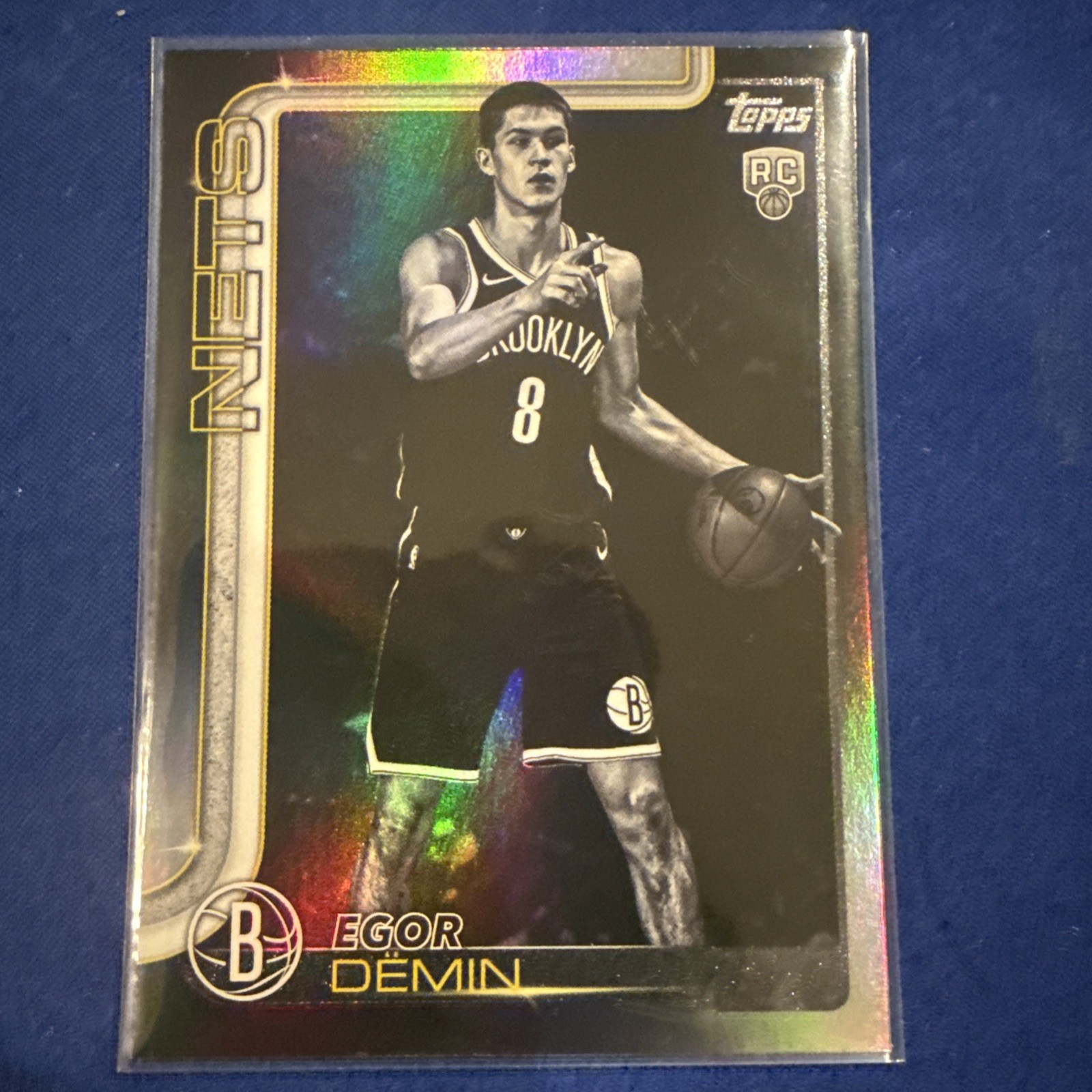2025-26 Topps Flagship - Egor Demin #208 Blackout (RC) Target Exclusive