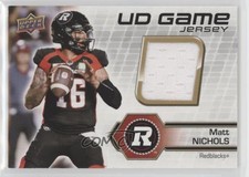 2021 Upper Deck CFL UD Game Jersey Matt Nichols #UD-MN 8vd