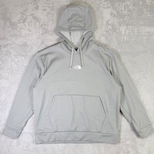 The North Face Hoodie Womens XL Grey Heathered Pullover Fleece Sweatshirt