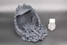 Tabletop Terrain Outpost Garrison Tower Ruins 28mm skirmish rpg wargame