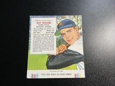 1955 Red Man Tobacco All-Star Team - American League Series Ray Boone #1 VG