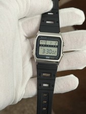 Rare Vintage Casio WS-77 Men's Alarm Chronograph Digital Sports