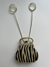 Y2K Zebra Purse Weighted Photo Holder - Pictu...
