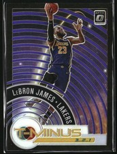 2020-21 Donruss Optic #9 LeBron James T-Minus 3...2...1 Purple