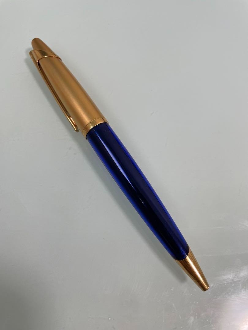 WATERMAN Edson Sapphire Blue ボールペン Waterman Edson Ballpoint Pen - Sapphire Blue (Excellent