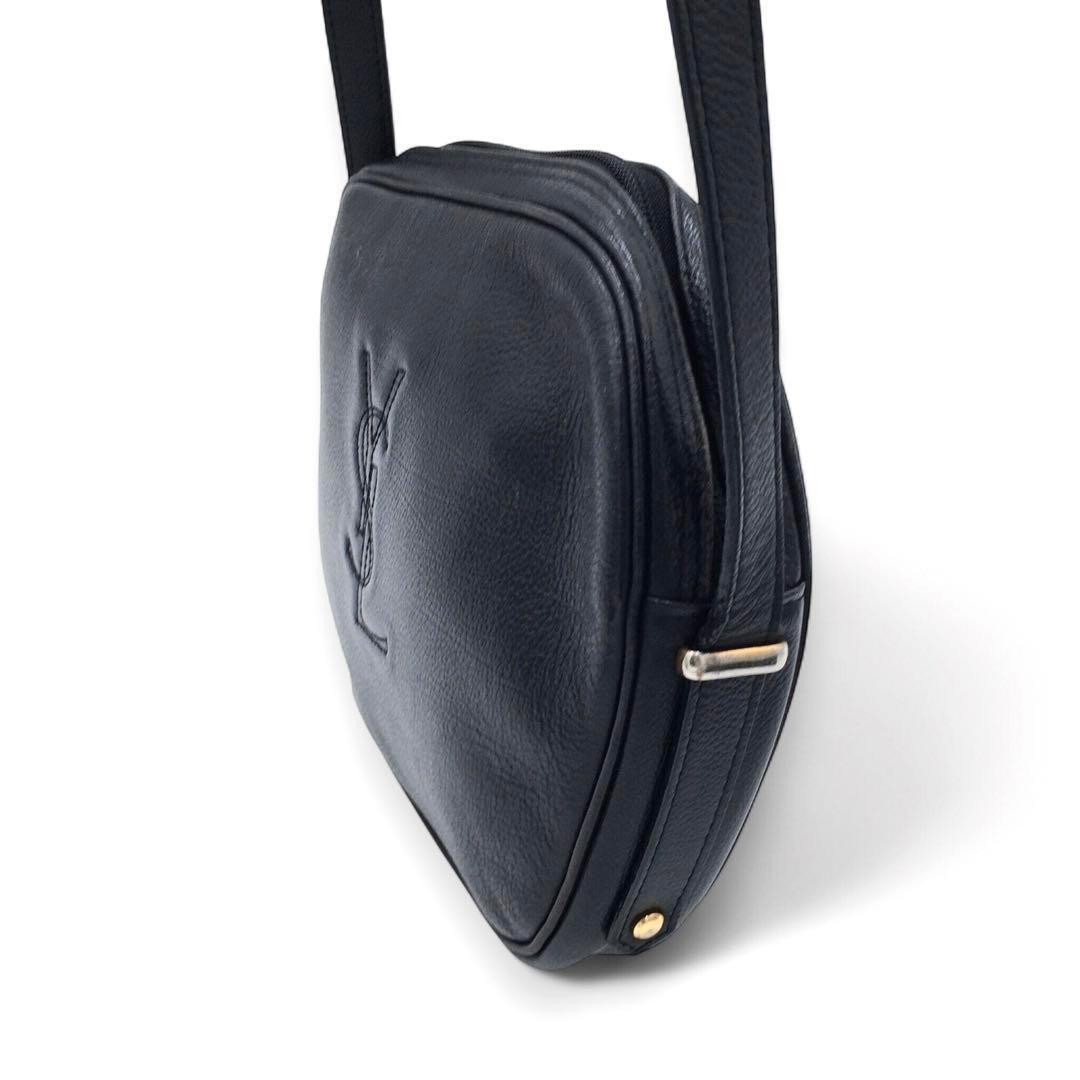 Borsa a tracolla Yves Saint Laurent YSL Cassandra pelle nera autentica F07141217