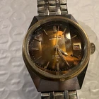 Seiko Vintage Brown DialDate Silver tone bracelet 1960s 2205 -0679 750232