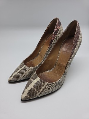Isabel Marant Python Leder spitz zulaufende Pumps EU 39 UK 6 Schlangenmuster