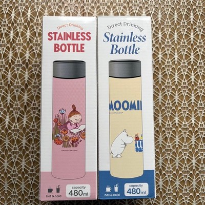 Moomin Little My water bottle 2pcs set 8.85x2.55'' 480ml/16.31oz Stainless Moomin