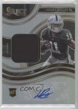 2020 Panini Select Rookie Signature Memorabilia /199 Henry Ruggs III Auto 0ve9
