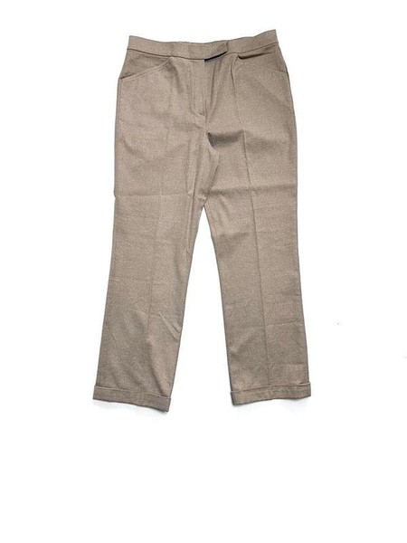 Women Brunello Cucinelli Trousers Beige Wool 40 /