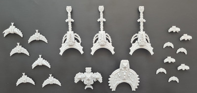 Großes Konvolut alter Alien Raumschiffe - kompatibel mit Battlefleet Gothic