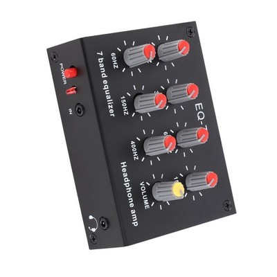 7 Band Sound Equalizer 12dB High Bass Einstellung Dual Channel Digital Equalize