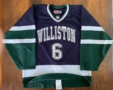 Vintage Williston Northampton CCM Hockey Jersey Fight Strap Men’s Size 52 Large