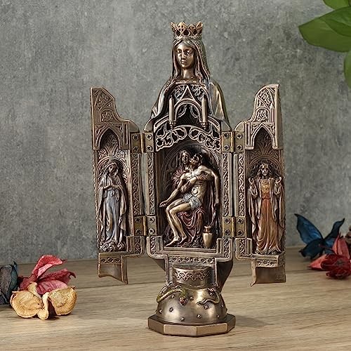 Lady of Grace Virgin Mary Nativity Triptych Altar | Boutique - Boutique
