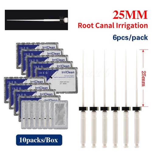 60 pezzi lima di finitura endodontica dentale monouso plastica 25 mm adatta angolo contra - Foto 1 di 24