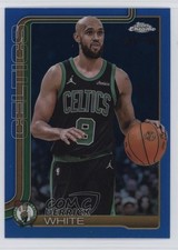 2025-26 Topps Chrome Blue Refractor 73/150 Derrick White #71 17mc