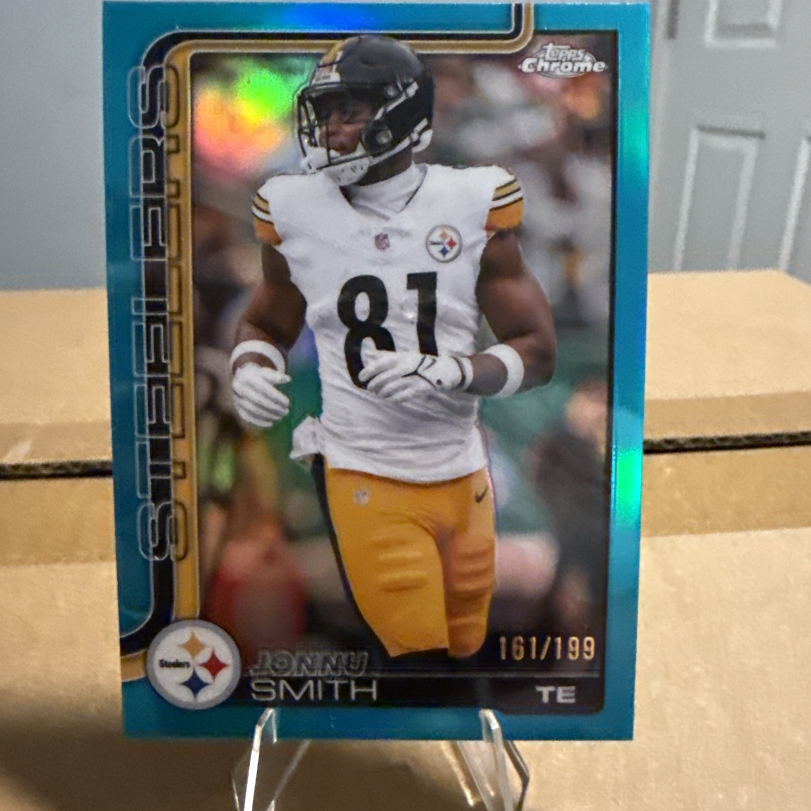 2025 Topps Chrome - Jonnu Smith #257 Aqua Refractor /199