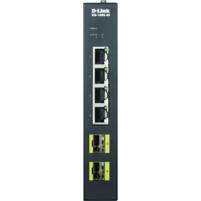 DLink Deutschland - Netzwerk Switch Gigabit Industrial Switch DIS-100G-6S 4-por
