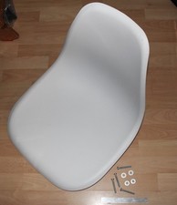Seat HoverKart HoverCart Hover Go Kart Cart Plastic White + 4 Bolts + 4 Washers
