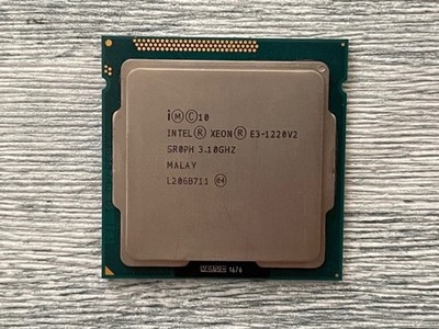 Intel Xeon E3-1220 V2 3.10GHz Quad Core LGA1155 SR0PH Tested Working No iGPU