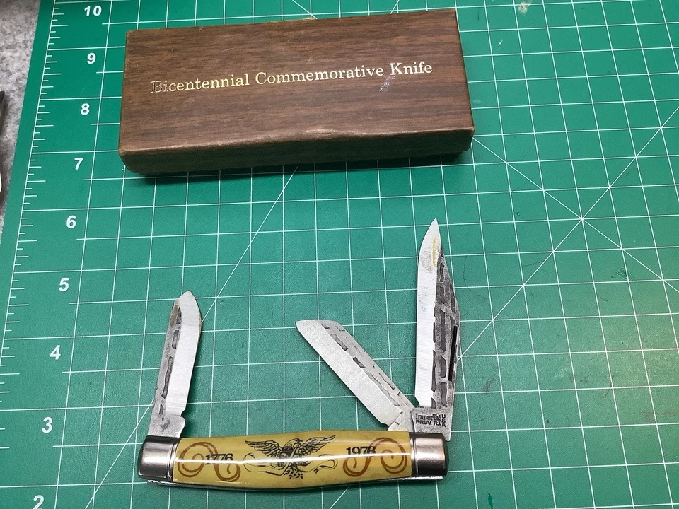 Cuchillo BICENTENARIO IMPERIAL EE. UU. 1776-1976 DE COLECCIÓN Foto 2 de 4