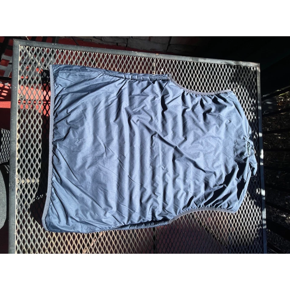 Chaleco acolchado reversible Brooks Brothers para hombre azul verde a cuadros azul marino mediano Foto 4 de 4