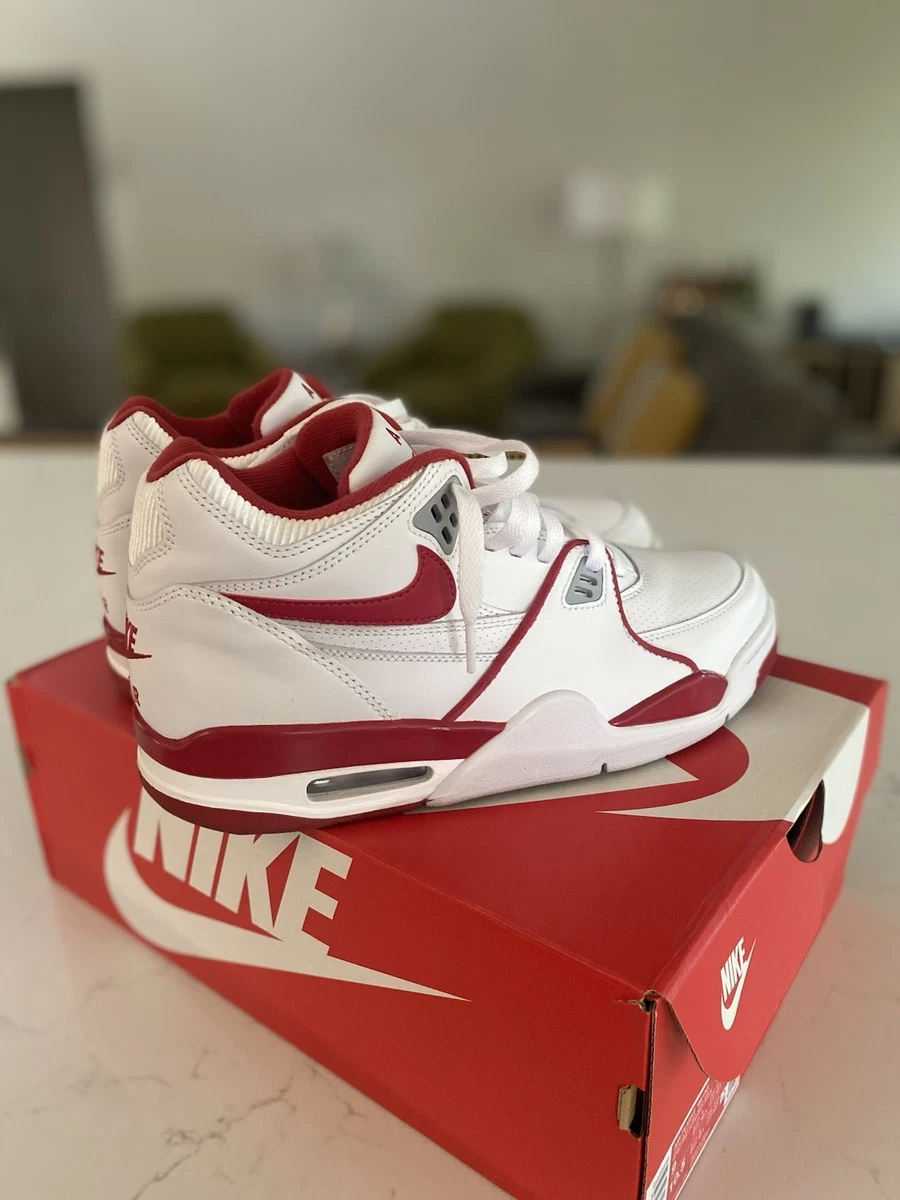 Preços baixos em Nike Air Flight 89 White Sport Red | eBay