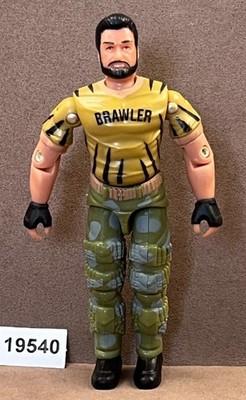 G.I. JOE 2003 BIG BRAWLER (V2) Black Hair Tiger Force Jungle Mission Spec. 3.75''