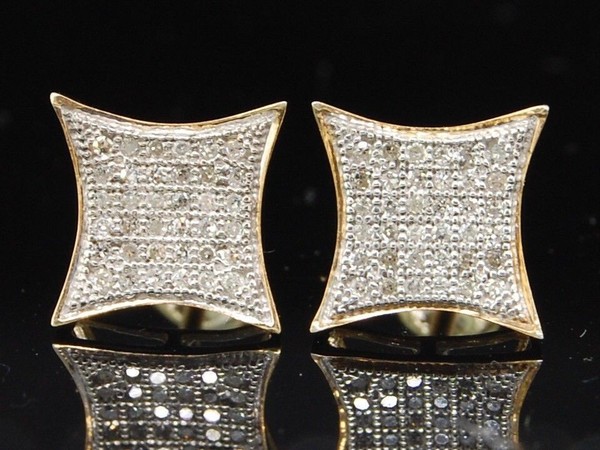 JFL Diamonds & Timepieces Diamant Ohrstecker Kite Pave 925 Sterlingsilber 1/5 Ct-image