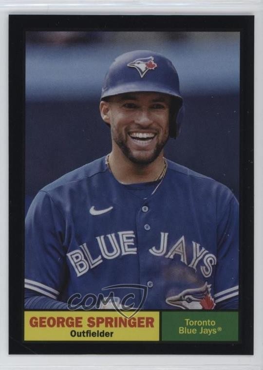 2024 Topps Archives 1961 Topps Black Foilboard George Springer #38 13kx