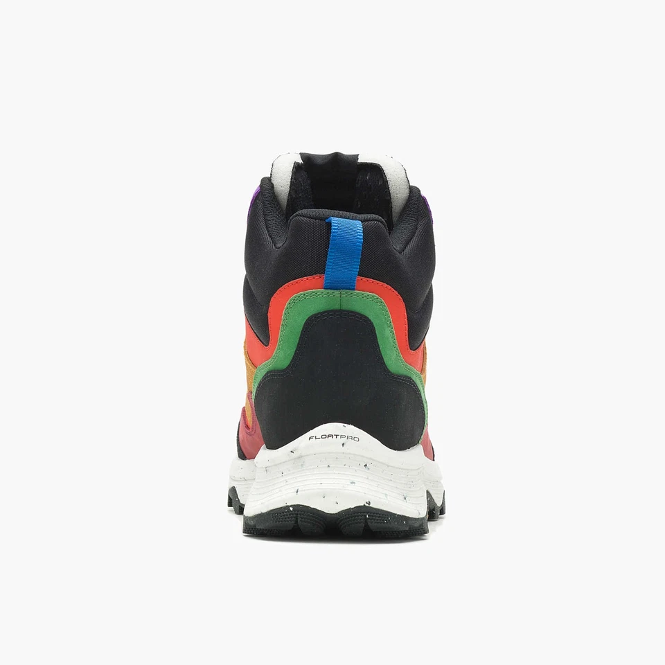 Merrell Botas de Caminhada Masculinas Speed Solo Médio Impermeável Couro Camurça Multi Tamanho 9 - Imagem 3 de 4