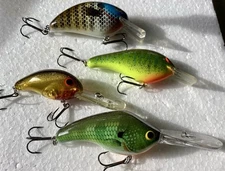 4 Discontinued Bandit Crankbait Lures- All New/Unfished