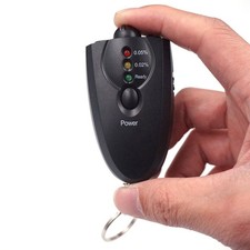 Mini Professional Digital Breathalyzer Key Chain Alcohol Tester Alcohol Breath A