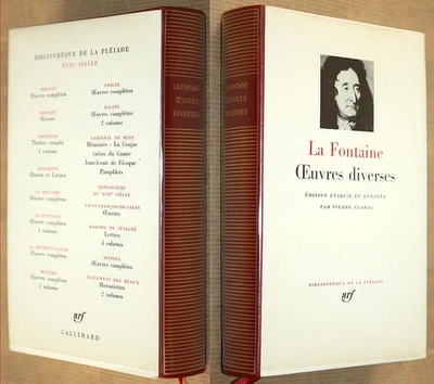 LA FONTAINE : ŒUVRES DIVERSES (Pléiade / 1968) - Photo 1/4