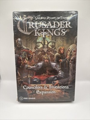 Crusader Kings Councilors & Inventions Expansion 2019 Free League Miniatures New