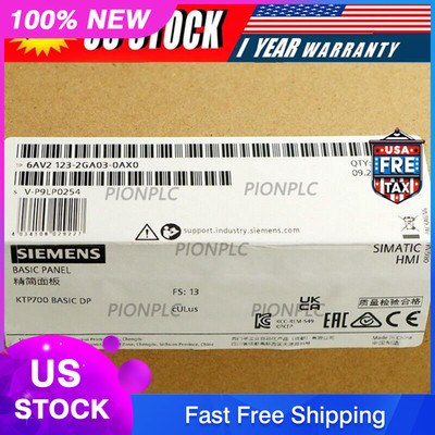 New Siemens 6AV2123-2GA03-0AX0 SIMATIC HMI, KTP700 Basic DP 6AV2 123-2GA03-0AX0