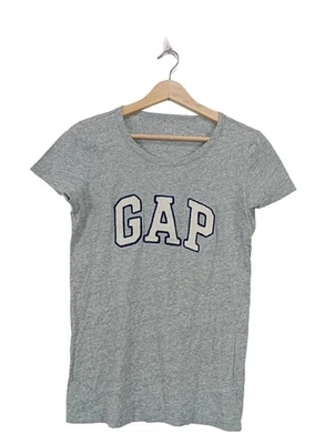 GAP T-shirt imprimé Dames Haut T EU 36 gris clair style décontracté - Photo 1/4