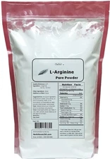 NuSci 100% Pure  1500g (3.3lb) L-Arginine Powder Nitric Oxide