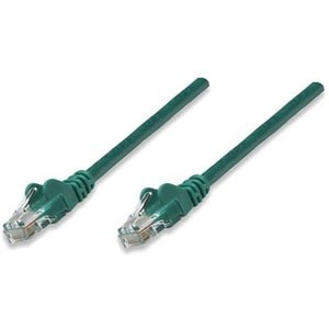 Intellinet Network Patch Cable Cat6 1.5M Green Cca U/Utp Pvc Rj45 Gold Plated Co