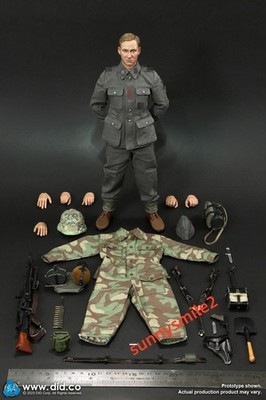 In Stock  DID 1/6 Scale 12th Armored Division MG42 Machine Gunner Otto (D80169)