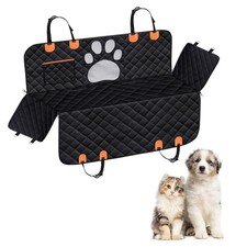 Dog Car Seat Cover For Back Seat, 100 Waterproof Hammock  Back Seat Protect...