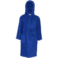 A2Z 4 Kids 100 Cotton Royal Hooded Bathrobe Terry Towel Dressing Gown Unisex