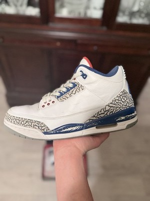 Jordan 3 True Blue (2016) Size 11 Preowned Replacement Box .