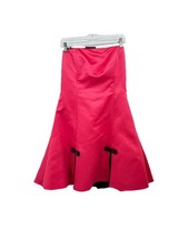 Jessica McClintock Gunne Sax Pink Party Cocktail Prom Strapless Dress Size 11/12