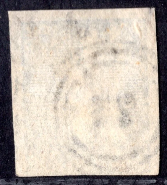 NORWAY 1855 FIRST STAMP SCOTT #1 USED F-VF - Image 2 of 2